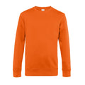 Pure Orange - Front - B&C Mens King Crew Neck Jumper