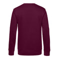 Dark Cherry - Back - B&C Mens King Crew Neck Jumper