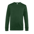 Bottle Green - Front - B&C Mens King Crew Neck Jumper