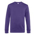 Radiant Purple - Front - B&C Mens King Crew Neck Jumper