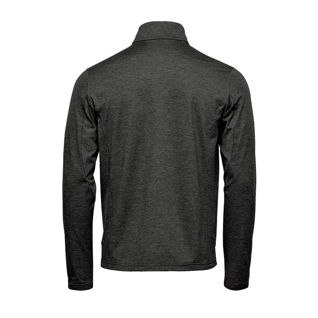 Black Heather - Back - Stormtech Mens Treeline Performance Track Jacket