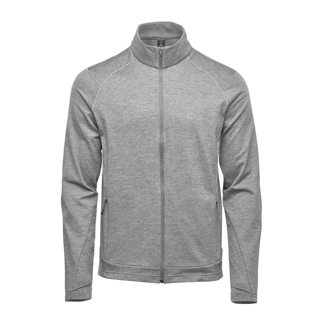 Granite Heather - Front - Stormtech Mens Treeline Performance Track Jacket