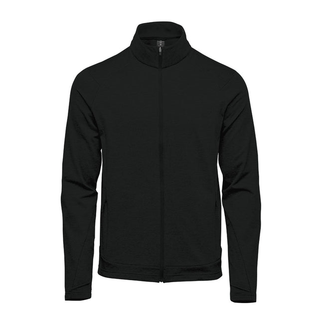 Black - Front - Stormtech Mens Treeline Performance Track Jacket
