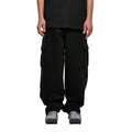 Black - Back - Build Your Brand Mens 90s Jogging Bottoms