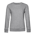 Heather Grey - Front - B&C Womens-Ladies Inspire Crew Neck Jumper