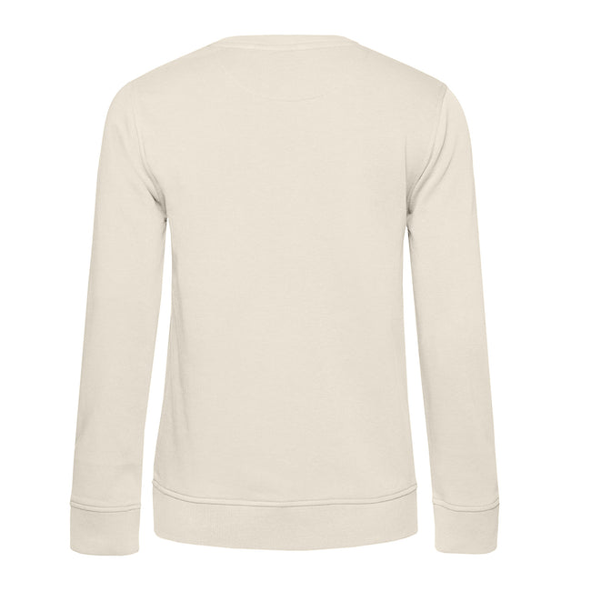Off White - Back - B&C Womens-Ladies Inspire Crew Neck Jumper