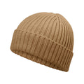 Biscuit - Back - Beechfield Childrens-Kids Organic Cotton Beanie