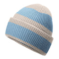Vanilla-Biscuit - Back - Beechfield Colour Block Beanie