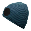 Airforce Blue-Blue - Back - Beechfield Patch Circular Patch Beanie