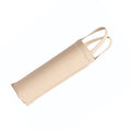 Natural - Back - Nutshell Premium Plain Canvas Recycled Bottle Bag