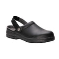 Black - Front - Portwest Unisex Steelite Safety Clog (FW82) - Workwear