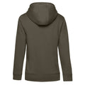Khaki Brown - Back - B&C Womens-Ladies Queen Full Zip Hoodie