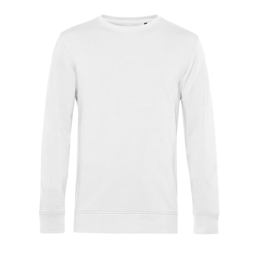 White - Front - B&C Mens Inspire Jumper