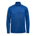 Classic Blue Heather - Front - Stormtech Mens Milano Quarter Zip Jumper