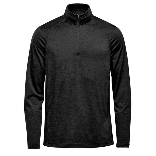 Black - Front - Stormtech Mens Milano Quarter Zip Jumper