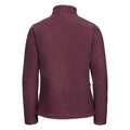 Burgundy - Back - Russell Womens-Ladies Full Zip Outdoor Fleece Jacket