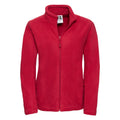 Classic Red - Front - Russell Womens-Ladies Full Zip Outdoor Fleece Jacket