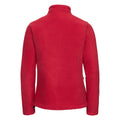 Classic Red - Back - Russell Womens-Ladies Full Zip Outdoor Fleece Jacket