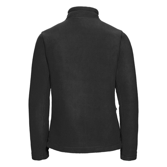 Black - Back - Russell Womens-Ladies Full Zip Outdoor Fleece Jacket