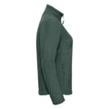 Bottle Green - Side - Russell Womens-Ladies Full Zip Outdoor Fleece Jacket