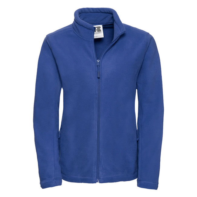 Bright Royal Blue - Front - Russell Womens-Ladies Full Zip Outdoor Fleece Jacket