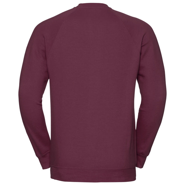 Burgundy - Back - Russell Mens Classic Sweatshirt