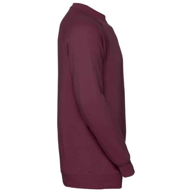 Burgundy - Side - Russell Mens Classic Sweatshirt
