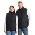 Black - Side - Ribbon Unisex Adult Eskimo Padded Gilet