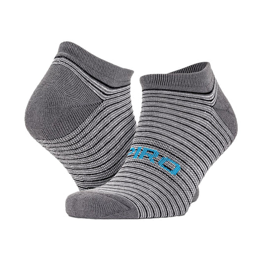 Grey-Blue-Black - Front - Spiro Unisex Adult Striped Socks (Pack of 3)