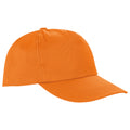 Orange - Front - Result Headwear Houston 5 Panel Cap