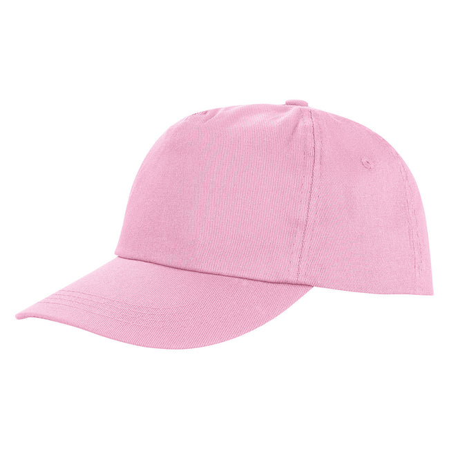 Pink - Back - Result Headwear Houston 5 Panel Cap