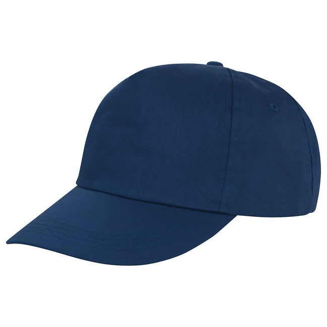 Navy - Back - Result Headwear Houston 5 Panel Cap