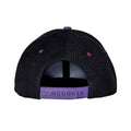 Black-Purple - Back - Result Headwear Original Bronx Flat Snapback Cap