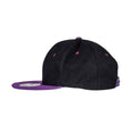 Black-Purple - Side - Result Headwear Original Bronx Flat Snapback Cap