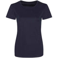 French Navy - Front - Awdis Womens-Ladies Cool Smooth T-Shirt