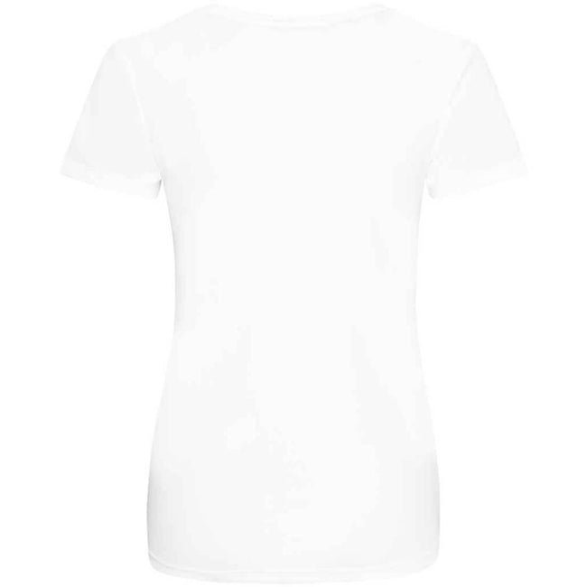 Arctic White - Back - Awdis Womens-Ladies Cool Smooth T-Shirt
