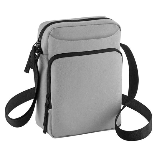 Light Grey - Front - Bagbase Crossbody Bag