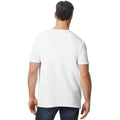 White - Back - Gildan Mens Softstyle V Neck T-Shirt
