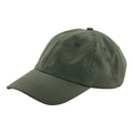 Olive Green - Back - Beechfield 6 Panel Low Profile Dad Hat