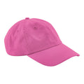 True Pink - Front - Beechfield 6 Panel Low Profile Dad Hat