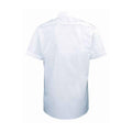 Light Blue - Back - Premier Mens Short-Sleeved Pilot Shirt