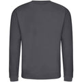 Shark Grey - Back - Awdis Mens Crew Neck Sweatshirt