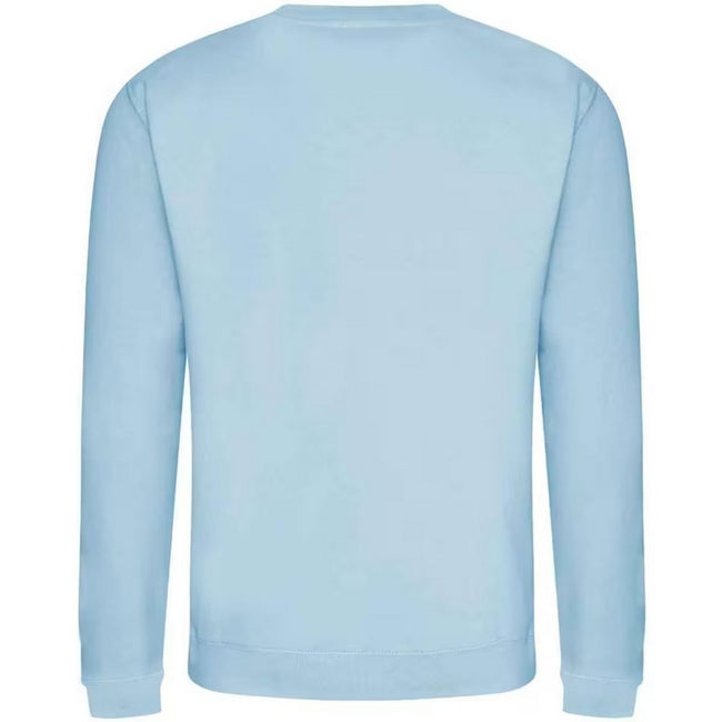 Ice Blue - Back - Awdis Mens Crew Neck Sweatshirt