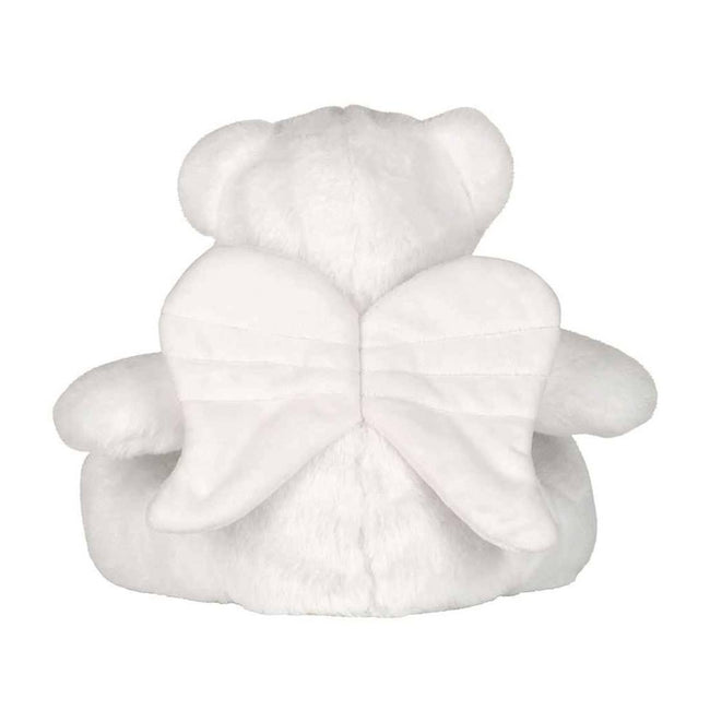 White - Back - Mumbles Angel Bear Plush Toy