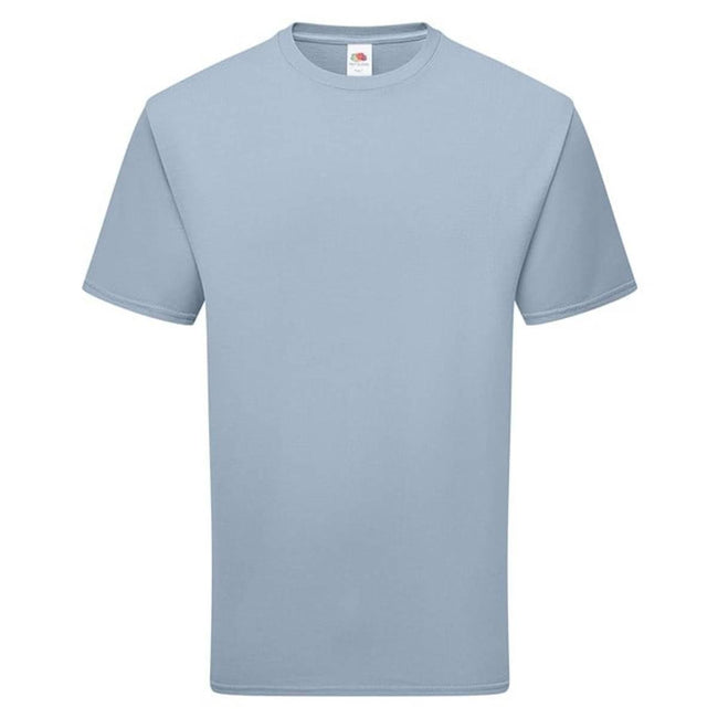 Mineral Blue - Front - Fruit of the Loom Unisex Adult Cotton T-Shirt