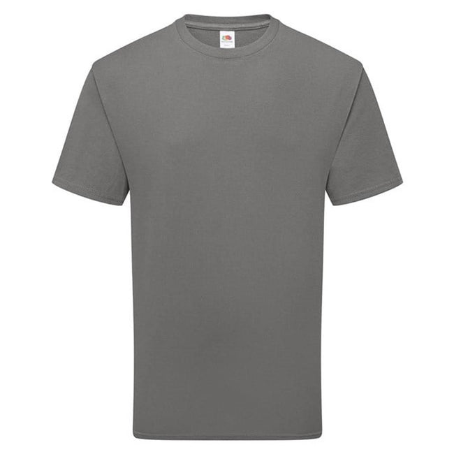 Light Graphite - Front - Fruit of the Loom Unisex Adult Cotton T-Shirt