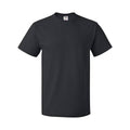 Black - Front - Fruit of the Loom Unisex Adult Cotton T-Shirt
