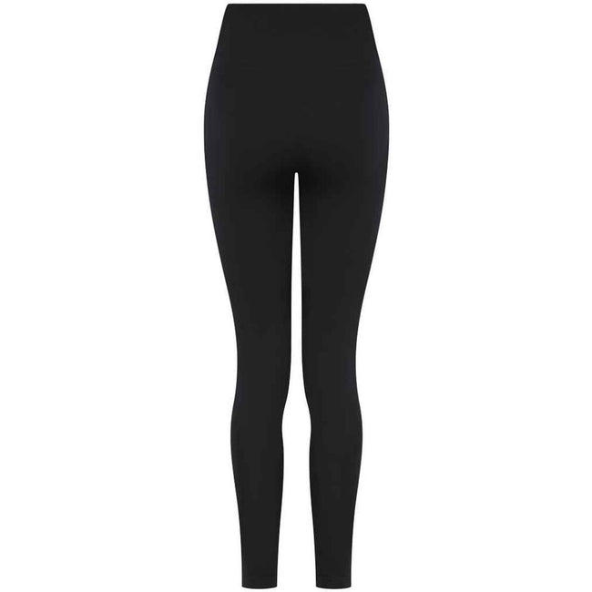 Black - Back - Tombo Womens-Ladies Sculpting Leggings