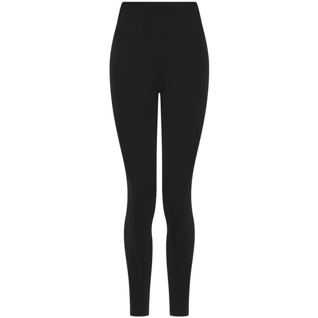 Black - Front - Tombo Womens-Ladies Sculpting Leggings