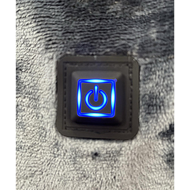 Grey - Lifestyle - Ribbon Unisex Adult Eskimo Heated Blanket Hoodie